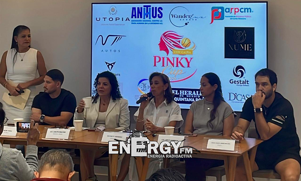 La Asociación de Relaciones Públicas del Caribe Mexicano en colaboración con Wanderlux Sports, presenta el Circuito Femenil de pádel PINKY CUP 2026 con causa social.
