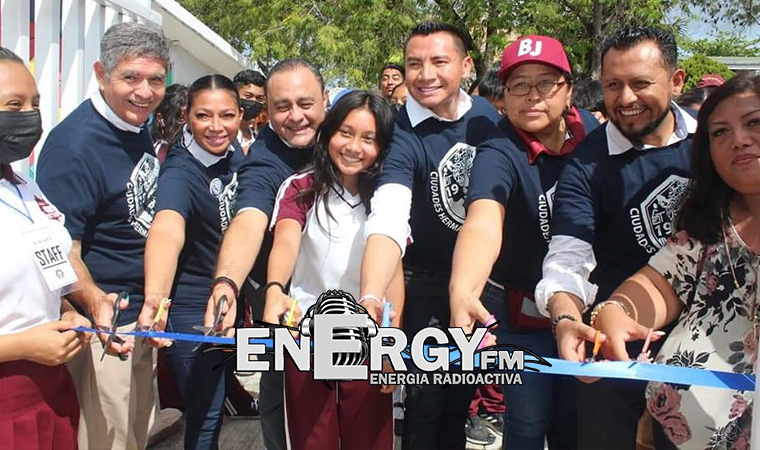 El Instituto Municipal del Deporte apadrina la inauguración de la cancha de fútbol en la escuela Técnica 19 “Ciudades Hermanas”