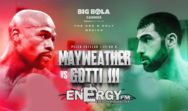 ANUNCIAN CARTELERA COMPLETA DEL ENCUENTRO ENTRE MAYWEATHER Y GOTTI III EN LA ARENA CDMX